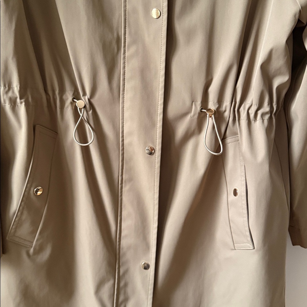 Zara Beige Rain Coat for Women - Picture 3 of 6